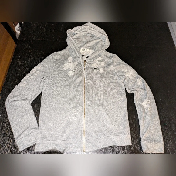 montrez Tops - Montrez Gray Zip Up Hoodie. Size L EUC